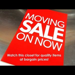 Massive closet cleanup - everything must go!